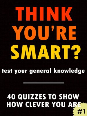 cover image of Think You're Smart? #1